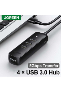 USB хаб із зовнішнім живленням 4*USB 3.0 Ugreen (UG-CM416)