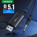 Bluetooth 5.1 адаптер 2 в 1 приемник + передатчик AUX Ugreen (UG-CM523)