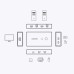 Перемикач на 2 комп'ютери 1 монітор HDMI USB Switch 4K 60Hz UGREEN (UG-15166A)