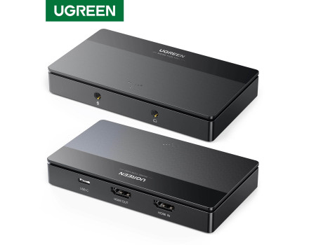 Карта захоплення 4k UGREEN HDMI 2k 30hz 1080P 60hz Switch PS5 Xbox ПК (UG-15390a)