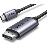 Кабель USB-C DisplayPort 2.1 Thunderbolt 4 DP 16k 30hz 8k 120hz 4k 240hz Ugreen (CM707)