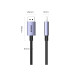 Кабель Displayport 2.1 DP 3D Ugreen 16k 30hz 10k 60hz 8k 120hz 4k 240hz 4k 144hz (UG-DP118)