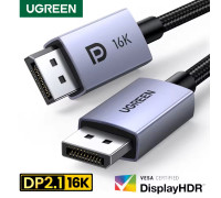 Кабель Displayport 2.1 DP HDR Ugreen 16k 30hz 10k 60hz 8k 120hz 4k 240hz 4k 144hz (UG-DP118)