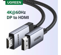  Кабель DisplayPort to HDMI 4k 60hz 1080P 120hz преобразователь конвертор DP Ugreen (UG-DP119)