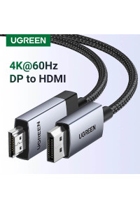 Кабель DisplayPort to HDMI 4k 60hz 1080P 120hz перетворювач конвертор DP Ugreen (UG-DP119)