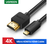 Кабель HDMI Micro HDMI 4К-60Hz 3D Ugreen (UG-HD127)