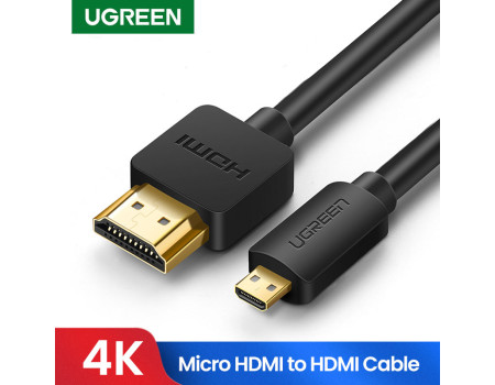 Кабель HDMI Micro HDMI 4К-60Hz 3D Ugreen (UG-HD127)