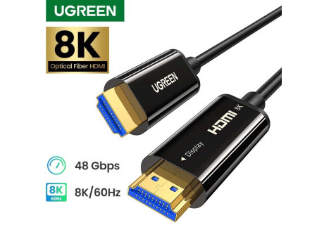 HDMI 2.1 оптический кабель 8k 60hz 4k 144hz 2k 240hz HDR Ugreen (UG-HD141) 
