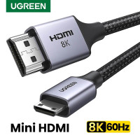 Кабель Mini HDMI - HDMI 2.1 8k 60hz 4k 144hz 2k 240hz HDR eARC Ugreen Двунаправленный (UG-HD163)