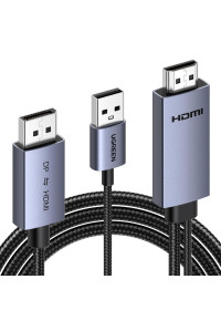 Кабель HDMI DisplayPort DP 4k 60hz 2k 120hz Ugreen двунаправленный (UG-HD187)