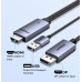 Кабель HDMI DisplayPort DP 4k 60hz 2k 120hz Ugreen двонаправлений (UG-HD187)
