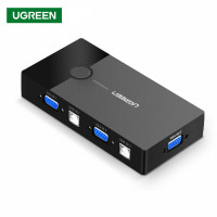 KVM VGA USB Switch переключатель на 2 компьютера Ugreen 