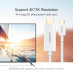 Кабель Type C HDMI UGREEN 1.5 м (UG-MM121-WH)
