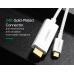Кабель Type C HDMI UGREEN 1.5 м (UG-MM121-WH)