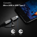 Перехідник Micro USB Type-C OTG алюміній Ugreen (UG-40945)