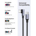 Кабель USB-C USB-C 90 градусов Ugreen 3A 60W PD QC FCP (US255)