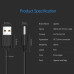 Кабель USB DC 3.5*1.35 мм 2A Ugreen 1 м (U-10376)