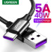 Кабель Type-C 5A 40W USB-A Super Charge Ugreen Black (UG-US279)