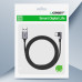 Кабель Type-C кутовий Ugreen 90° 3A для швидкого заряджання Quick Charge (UG-US284)