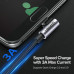 Кабель Type-C кутовий Ugreen 90° 3A для швидкого заряджання Quick Charge (UG-US284)