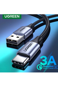 Кабель Ugreen Type-C для быстрой зарядки Quick Charge FCP 3A (UG-US288)
