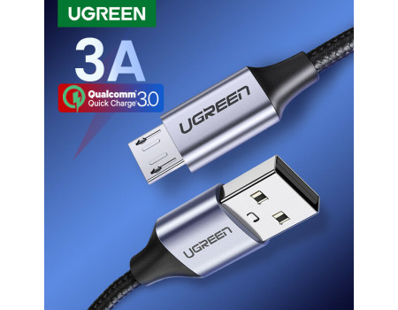 Кабель Ugreen Micro USB для быстрой зарядки Quick Charge 3A (US290)
