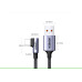 Кабель UGREEN 100W 6A USB Type-C кутовий 100W/66W Super Charge 27W (UG-60730)