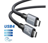 Кабель Thunderbolt 4 Type-C Type-C 8k 60hz 4k 120hz USB 4.0 240W 40 Гбит/с
