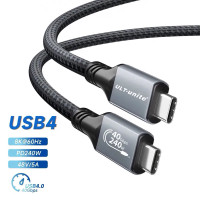 Кабель Thunderbolt 4 Type-C Type-C 8k 60hz 4k 120hz USB 4.0 240W 40 Гбит/с