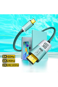 Кабель DisplayPort Type-C DP 1.4 8k 60hz 4k 240hz 165hz 144hz 1080P 360hz Thunderbolt 3/4 Двонаправлений