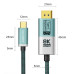 Кабель DisplayPort Type-C DP 1.4 8k 60hz 4k 240hz 165hz 144hz 1080P 360hz Thunderbolt 3/4 Двунаправленный 