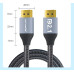 Кабель DisplayPort 2.1 DP 16k 60hz 8k 120hz 4k 144hz 2k 240hz HDR VRR 3D (S4071)