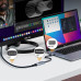 Переходник Mini DisplayPort-DisplayPort 1.4 8k 60hz Mini DP to DP двунаправленный (2525)