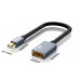Переходник Mini DisplayPort-DisplayPort 1.4 8k 60hz Mini DP to DP двунаправленный (2525)
