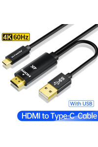 Кабель HDMI USB-C 4k 60hz 2k 120hz 1080P 144hz для Xreal Air/One AR 1 метр
