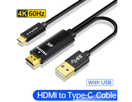Кабель HDMI Type-C 4k 60hz 2k 120hz 1080P 144hz для Xreal Air/One AR 1 метр