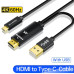 Кабель HDMI Type-C 4k 60hz 2k 120hz 1080P 144hz для Xreal Air/One AR 1 метр