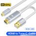 Кабель HDMI Type-C 4k 60hz 2k 120hz 1080P 144hz для Xreal Air/One AR 1 метр