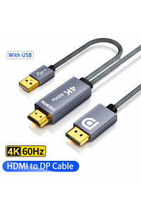 Кабель HDMI DisplayPort DP 4k 60hz 2k 120hz 1080P 165hz 3D