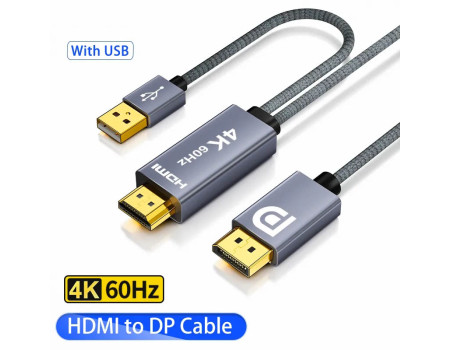 Кабель HDMI DisplayPort DP 4k 60hz 2k 120hz 1080P 165hz 3D