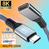 Удлинитель USB 4 USB-C Thunderbolt 4 PD 100W 5A 40 Гбит/с 8k 60hz для MacBook Air Pro M3 M4