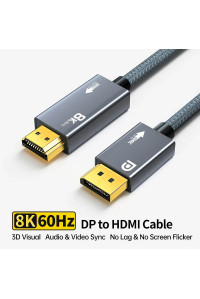 Кабель DP 1.4 HDMI 2.1 8k 60hz 4k 120hz 2k 165hz 1080P 240hz DP 3D HDR eARC