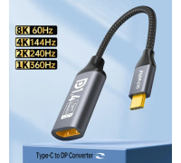 Переходник DP Type-C DisplayPort 1.4 Thunderbolt 3/4 8k 60hz 4k 144hz 2k 240hz 1k 360hz Двунаправленный