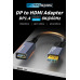 Переходник Displayport HDMI 2.1 8k 60hz 4k 120hz 2k 240hz DP 1.4 HDR (2484)