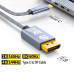 Кабель USB-C DisplayPort 1.4 DP HDR Thunderbolt 4 8k 60hz 4k 144hz 2k 165hz для MacBook Dell Lenovo 