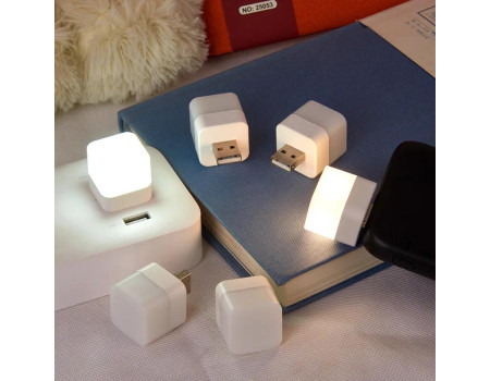 USB LED нічник світильник лампа 5v 0.5w 6500k