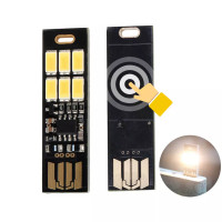 USB світильник із сенсорним керуванням та регулюванням яскравості 6 LED 5V 1W 5000K
