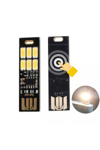 USB светильник лампа с сенсорным управлением и регулировкой яркости 6 LED 5V 1W 5000K