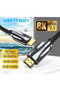 Кабель HDMI 2.1 8K 60Hz 4K 120Hz 3D HDR eARC Vention Premium (AAL)