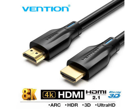 Кабель Vention HDMI 2.1 8k 60Hz 4k 120hz 2k 144hz 3D HDR eARC 3D (AANBF)